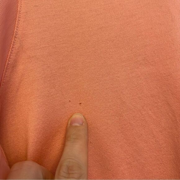 Nike Sportswear Bonded Half Sleeve Mesh sleeve T shirt pleated back pink L - Picture 12 of 12